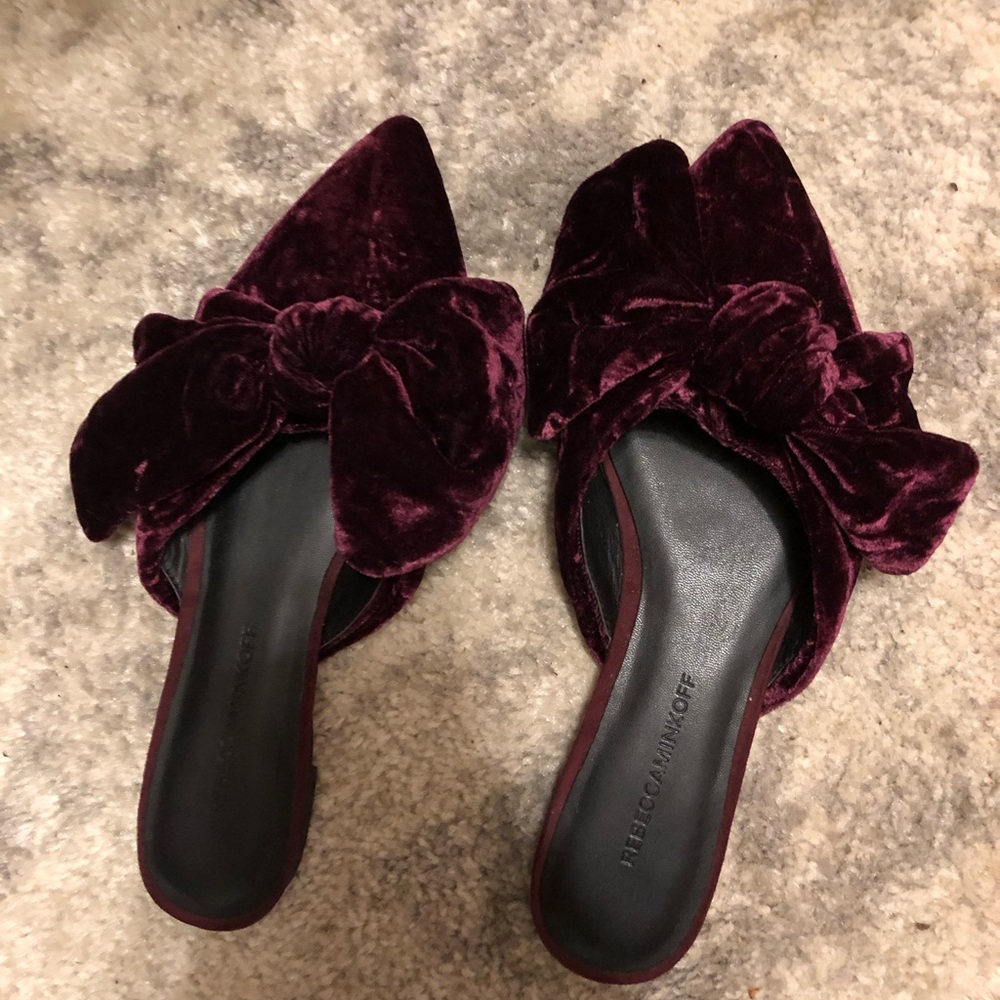 Rebecca minkoff alexis pointes toe mules